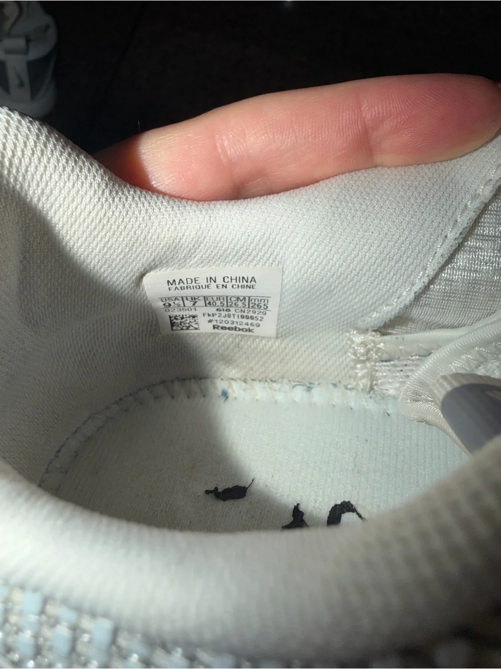 Reebok bought nursing